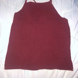 Hollister ruffle tank top